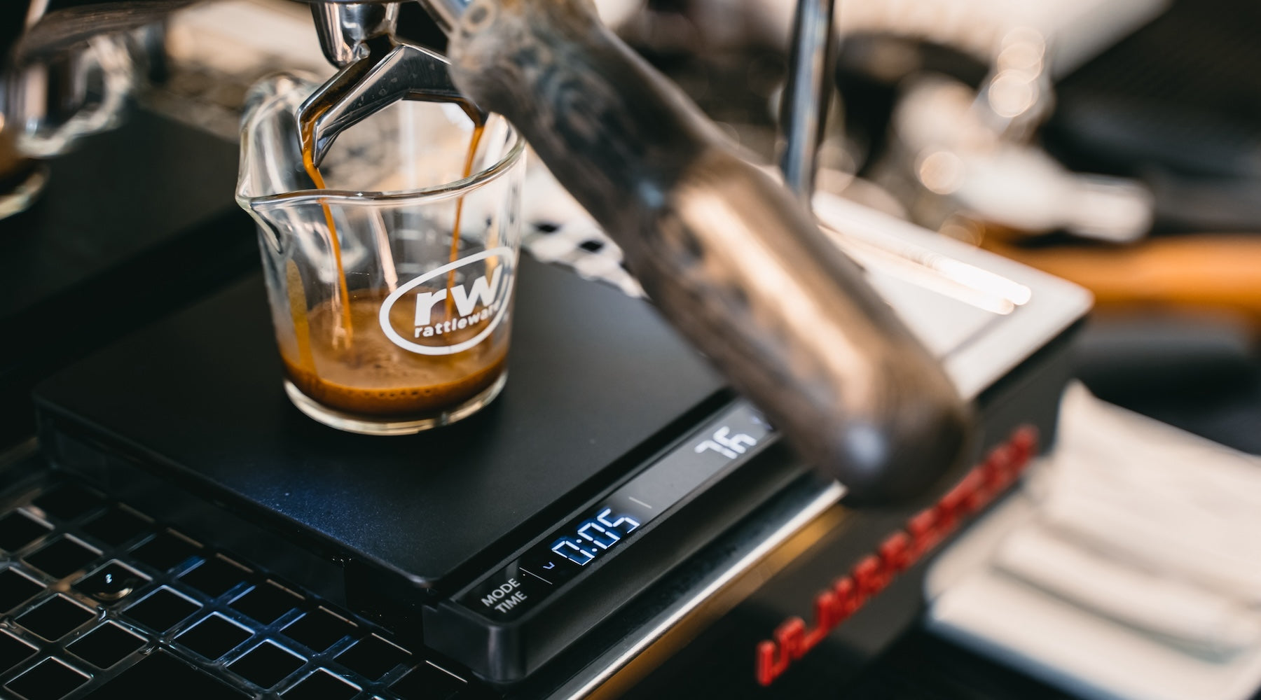 Mx. COOL Katze Smart Coffee Scale Black Espresso Mode