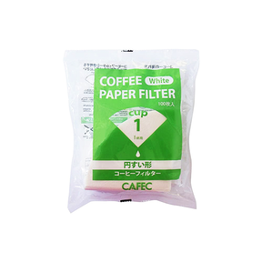 CAFEC 1-2 cup Paper Filters white 100 sheets