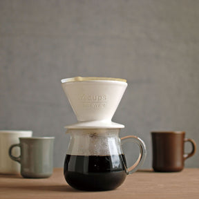 Kinto Slow Coffee Style Round Server 300ml 600ml | THE COFFEE GOODS