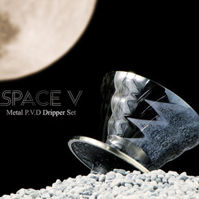 HARIO SPACE V Metal P.V.D Dripper Set Lifestyle V60 Coffee Dripper