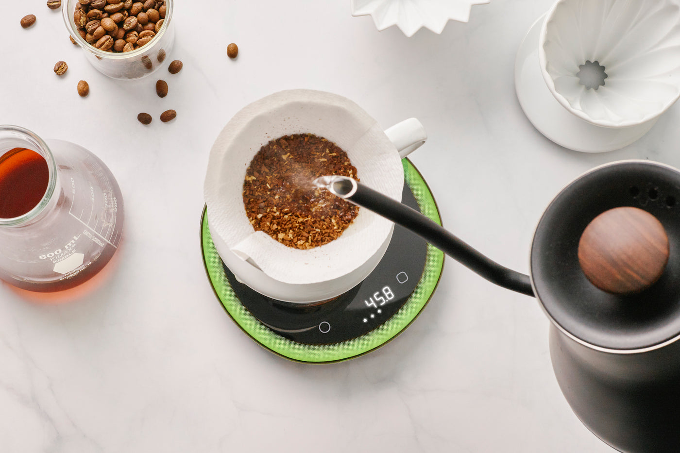 Pourx Oura Smart Light-Guided Scale | THE COFFEE GOODS