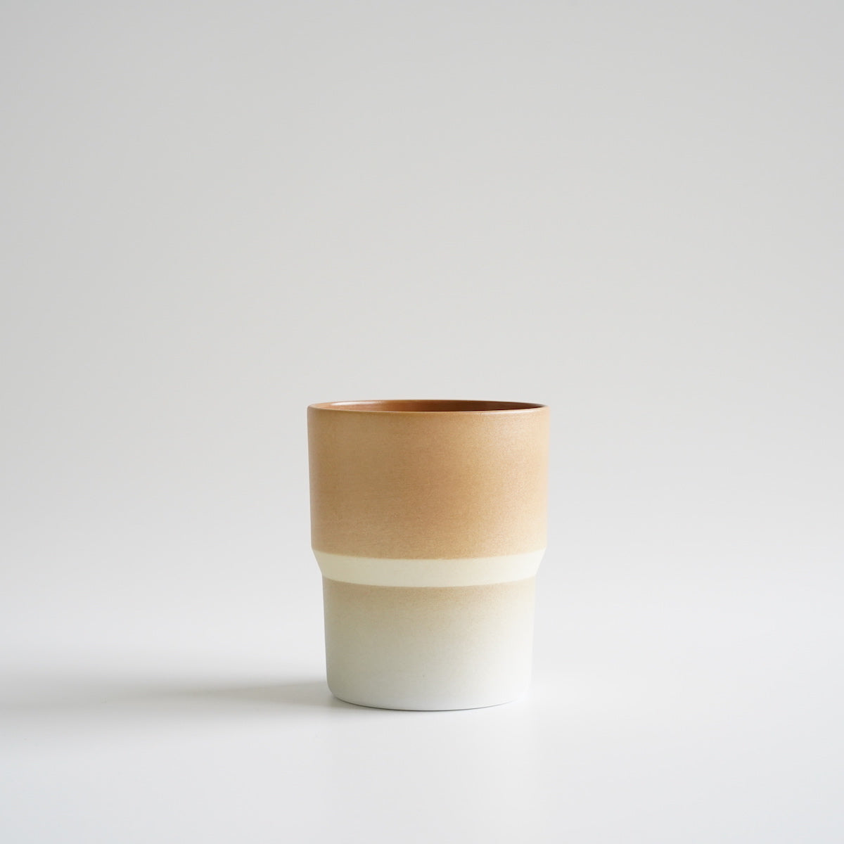 1616 / arita japan S&B "Colour Porcelain" Mug Light Brown