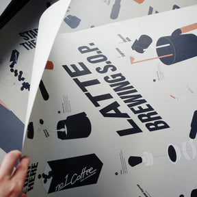 HMM Latte Brewing S.O.P. Poster Lifestyle 5 | THE COFFEE GOODS