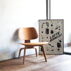 HMM Latte Brewing S.O.P. Poster Lifestyle 6 | THE COFFEE GOODS