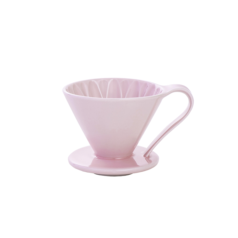 Cafec Flower Dripper 4 cup Pink