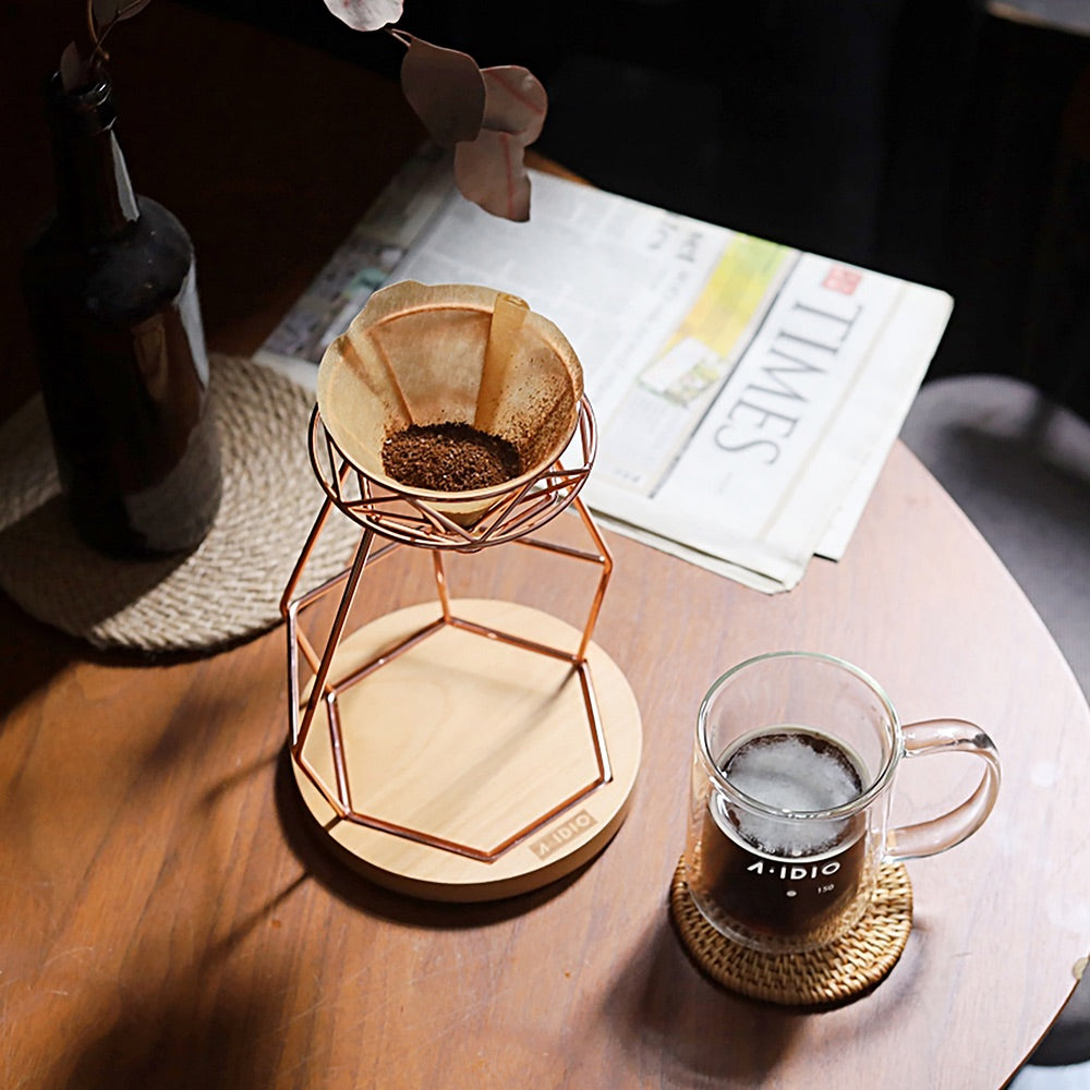 A-IDIO Diamond Coffee Dripper Kit Lifestyle 14 | THE COFFEE GOODS
