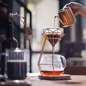 A-IDIO Diamond Coffee Dripper Kit Lifestyle 1 | THE COFFEE GOODS