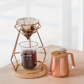 A-IDIO Diamond Coffee Dripper Kit Lifestyle 7 | THE COFFEE GOODS