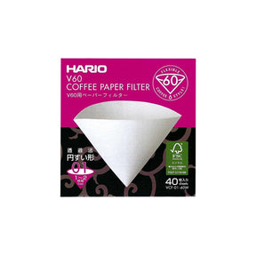 Hario coffee paper filter 40 pack boxed 01