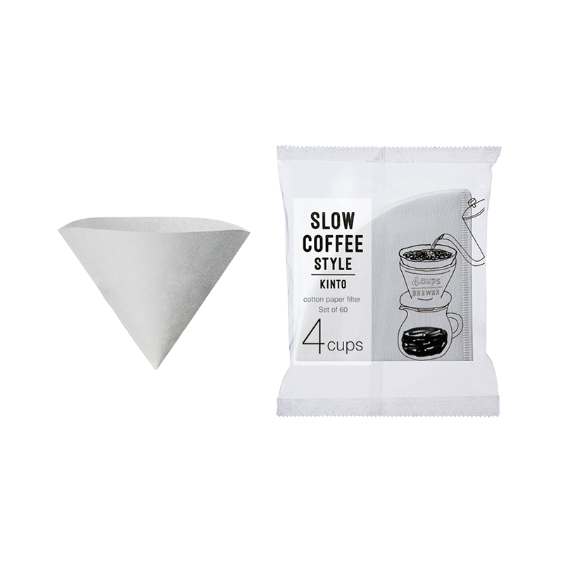 kinto cotton filter paper 4 cup