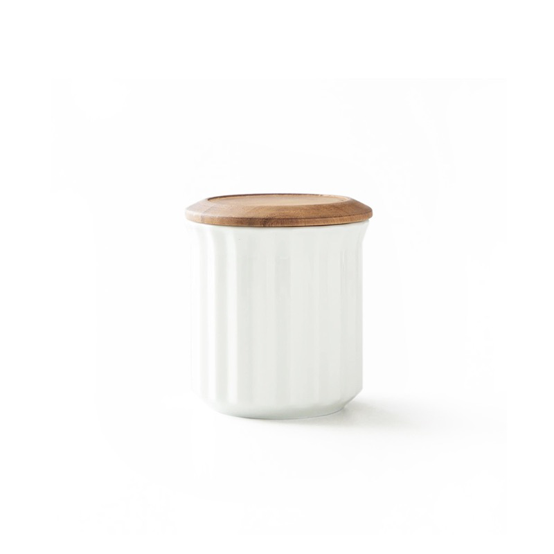 ORIGAMI Coffee Canister White