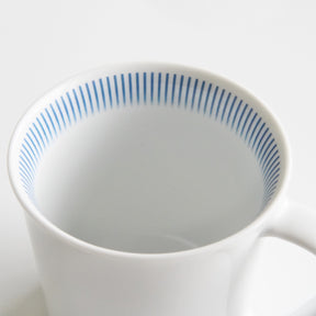 1616 / arita japan PC "Outline" Mug Cup Blue Detail | THE COFFEE GOODS