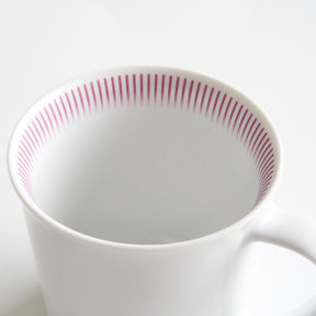 1616 / arita japan PC "Outline" Mug Cup Pink Detail | THE COFFEE GOODS
