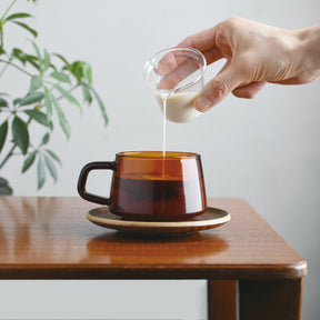 Kinto Sepia Cup& Saucer | THE COFFEE GOODS